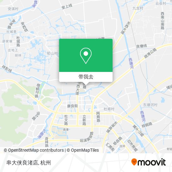 串大侠良渚店地图