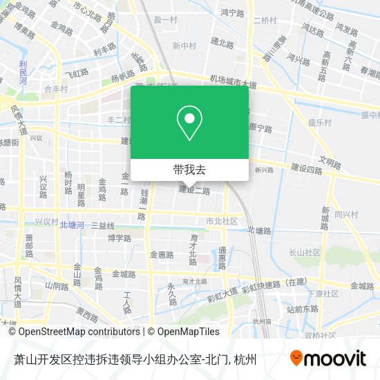 萧山开发区控违拆违领导小组办公室-北门地图