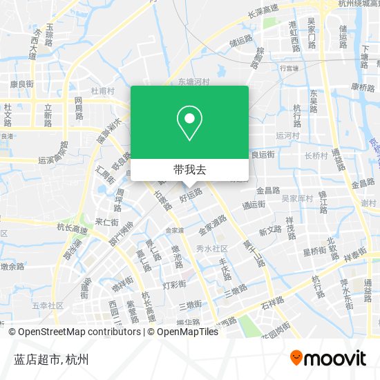 蓝店超市地图