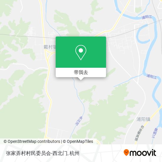 张家弄村村民委员会-西北门地图