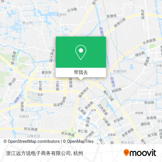 浙江远方说电子商务有限公司地图