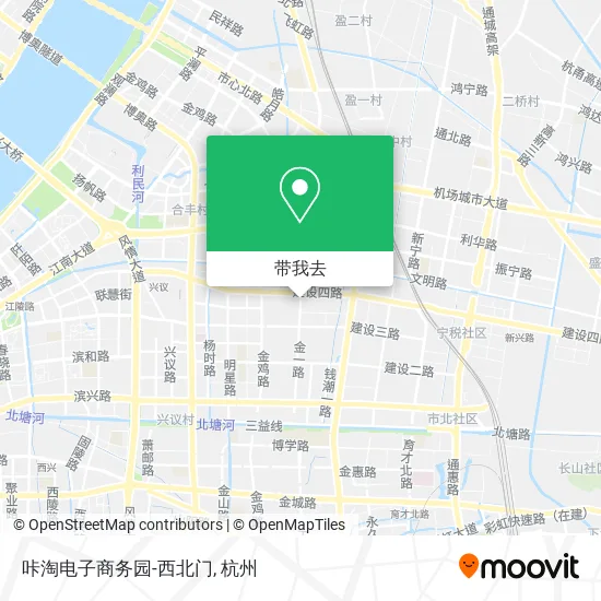 咔淘电子商务园-西北门地图