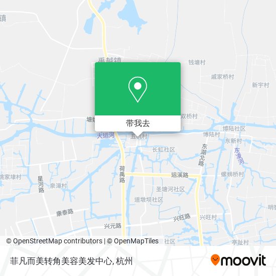 菲凡而美转角美容美发中心地图