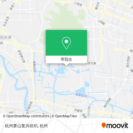 杭州萧山复兴纺织地图