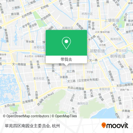 翠苑四区南园业主委员会地图