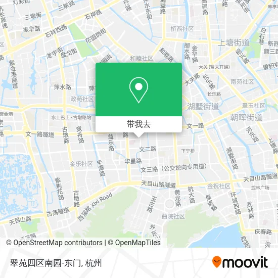翠苑四区南园-东门地图