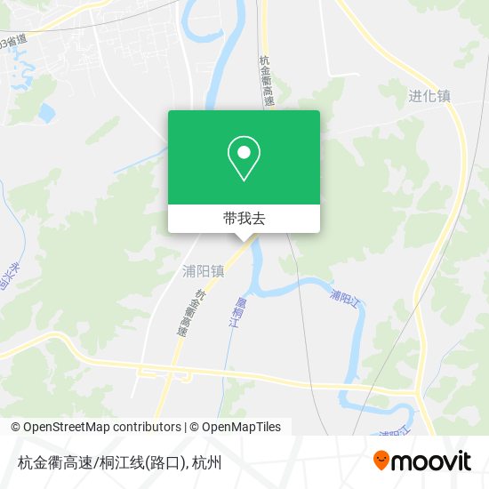 杭金衢高速/桐江线(路口)地图
