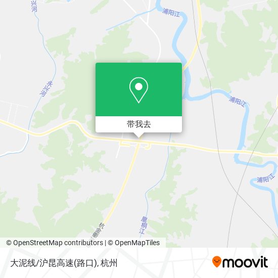 大泥线/沪昆高速(路口)地图