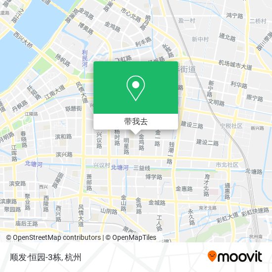 顺发·恒园-3栋地图