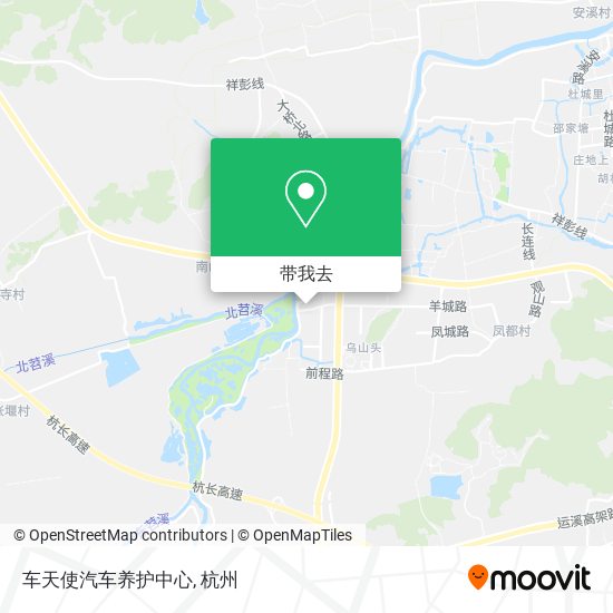 车天使汽车养护中心地图