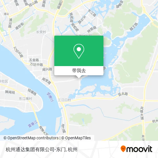 杭州通达集团有限公司-东门地图