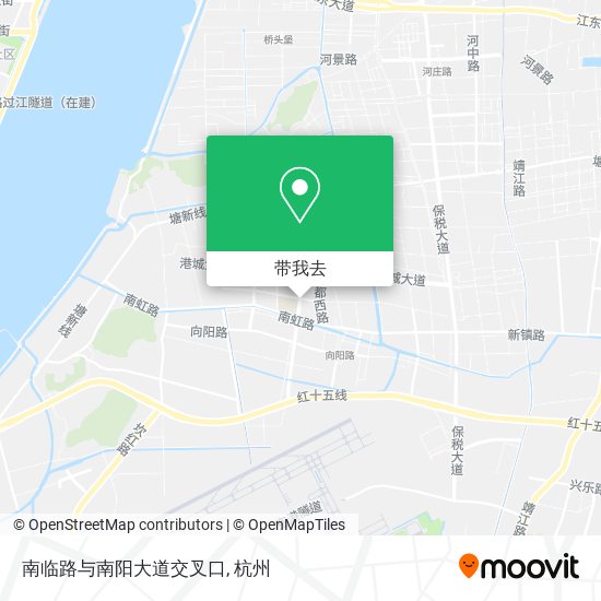 南临路与南阳大道交叉口地图