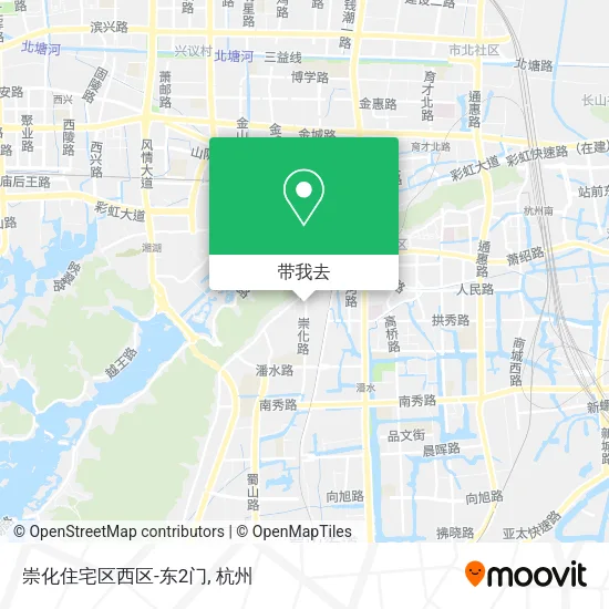 崇化住宅区西区-东2门地图