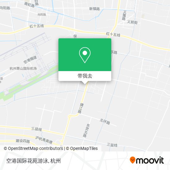 空港国际花苑游泳地图