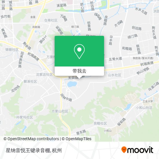 星纳音悦王键录音棚地图