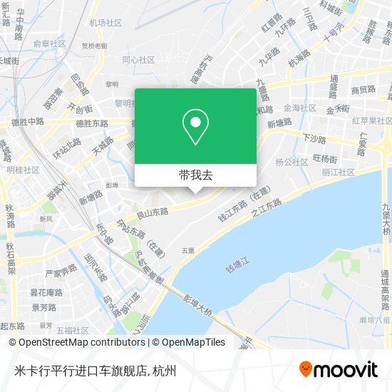 米卡行平行进口车旗舰店地图