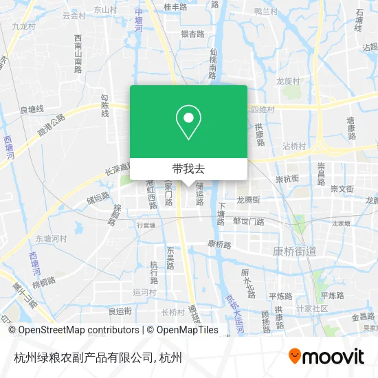 杭州绿粮农副产品有限公司地图