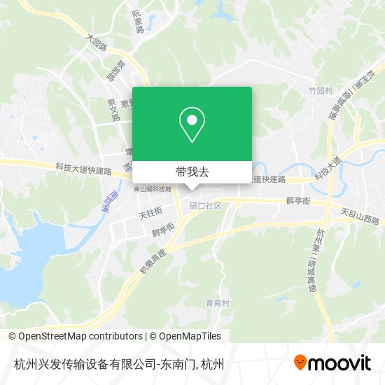 杭州兴发传输设备有限公司-东南门地图