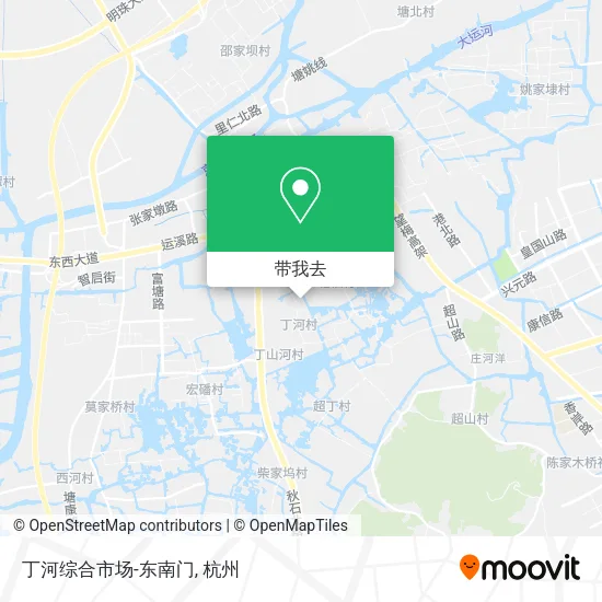 丁河综合市场-东南门地图