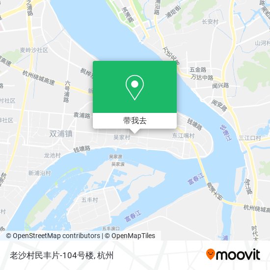 老沙村民丰片-104号楼地图