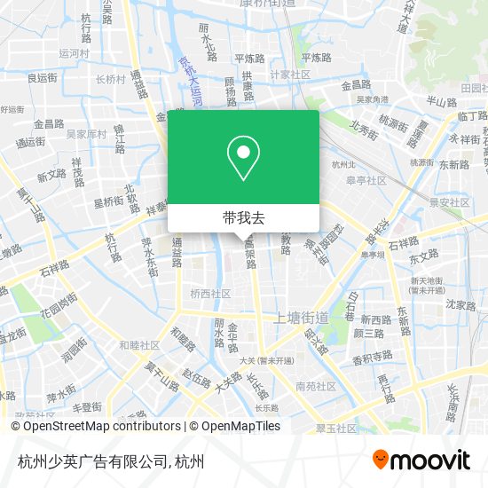杭州少英广告有限公司地图