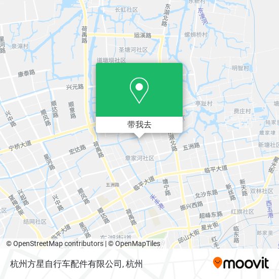 杭州方星自行车配件有限公司地图