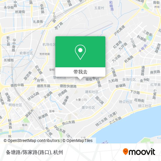 备塘路/陈家路(路口)地图