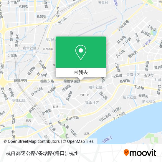杭甬高速公路/备塘路(路口)地图