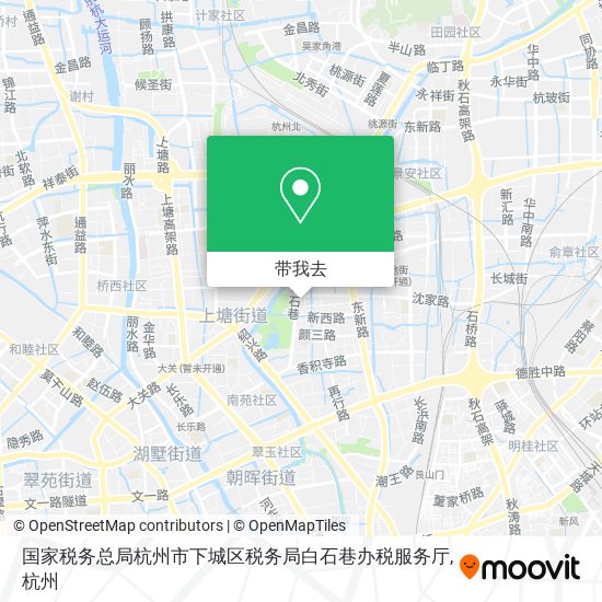 国家税务总局杭州市下城区税务局白石巷办税服务厅地图
