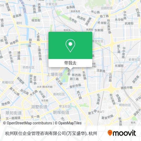 杭州联仕企业管理咨询有限公司(万宝盛华)地图