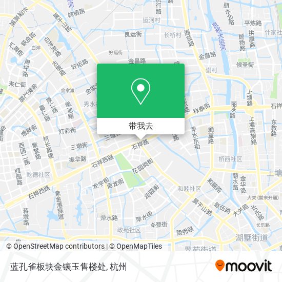 蓝孔雀板块金镶玉售楼处地图