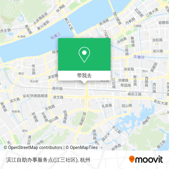 滨江自助办事服务点(江三社区)地图