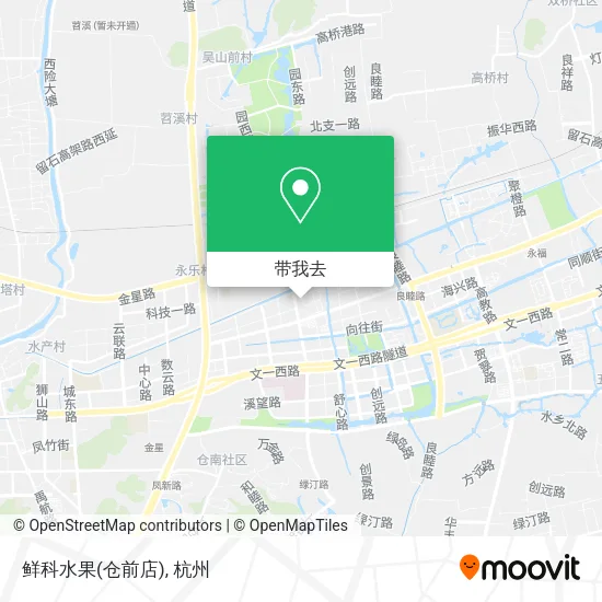 鲜科水果(仓前店)地图