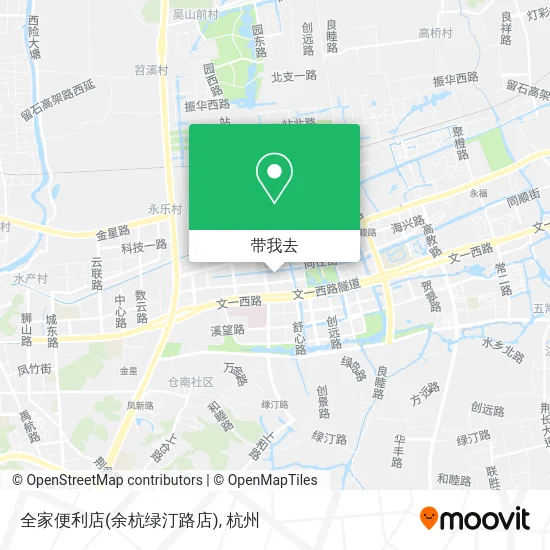 全家便利店(余杭绿汀路店)地图