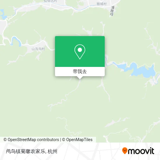 鸬鸟镇菊馨农家乐地图