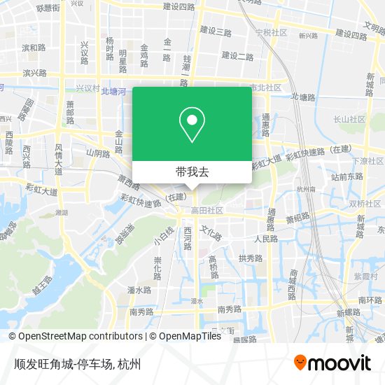 顺发旺角城-停车场地图