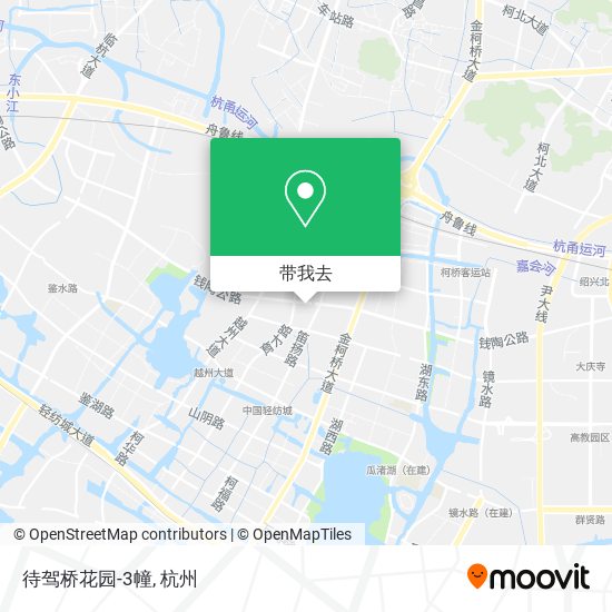 待驾桥花园-3幢地图