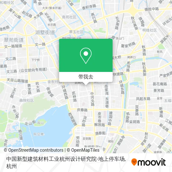中国新型建筑材料工业杭州设计研究院-地上停车场地图