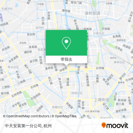 中天安装第一分公司地图