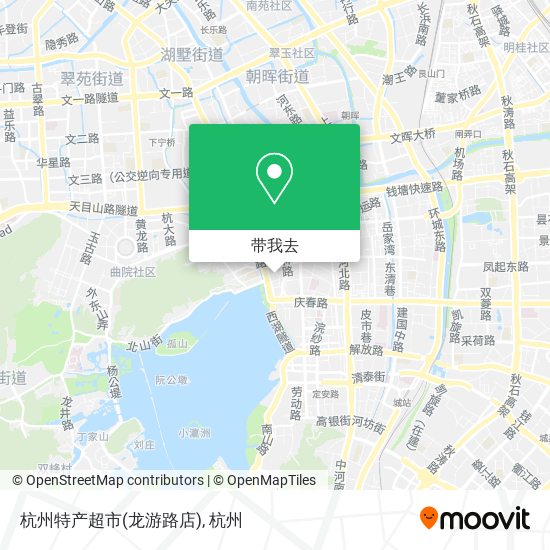 杭州特产超市(龙游路店)地图