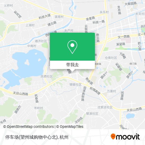 停车场(望州城购物中心北)地图