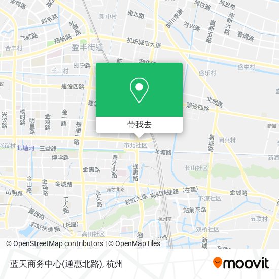 蓝天商务中心(通惠北路)地图