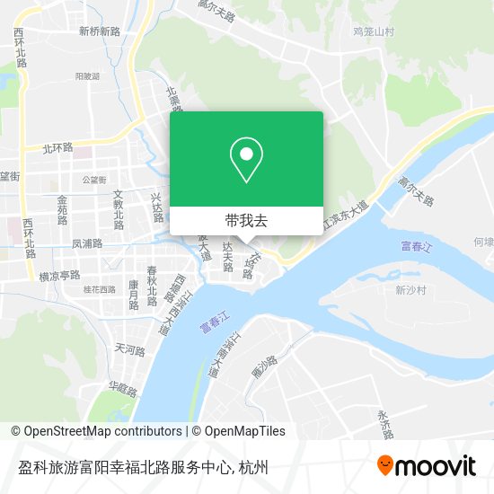 盈科旅游富阳幸福北路服务中心地图