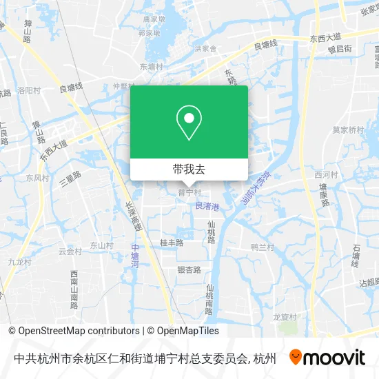 中共杭州市余杭区仁和街道埔宁村总支委员会地图