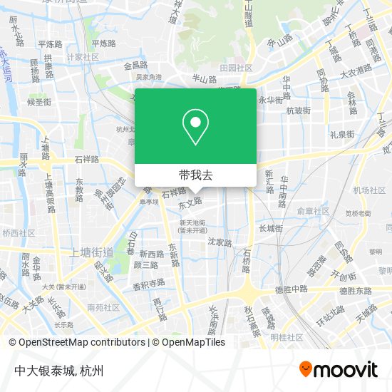 中大银泰城地图