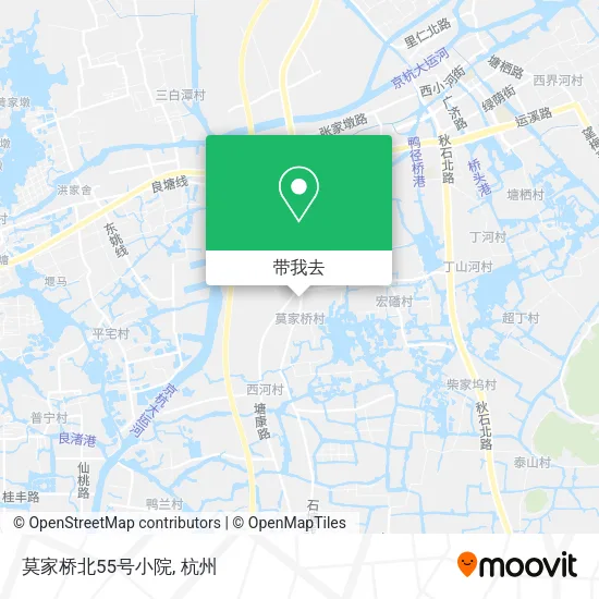 莫家桥北55号小院地图