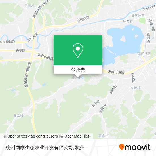 杭州同家生态农业开发有限公司地图