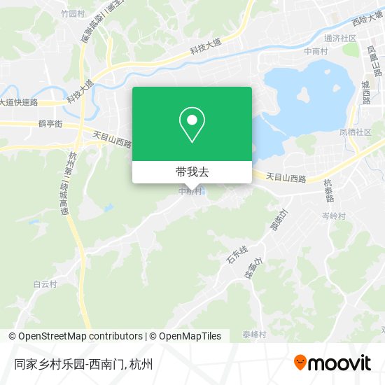 同家乡村乐园-西南门地图