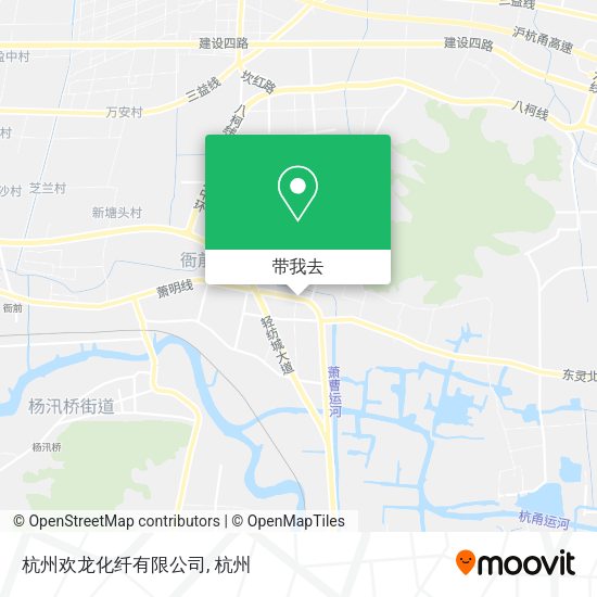 杭州欢龙化纤有限公司地图