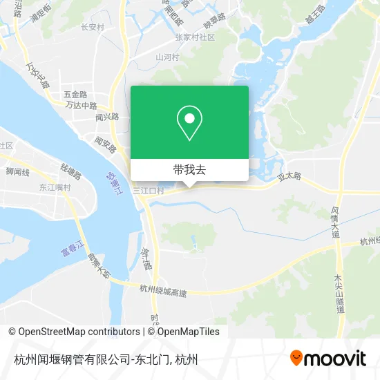 杭州闻堰钢管有限公司-东北门地图